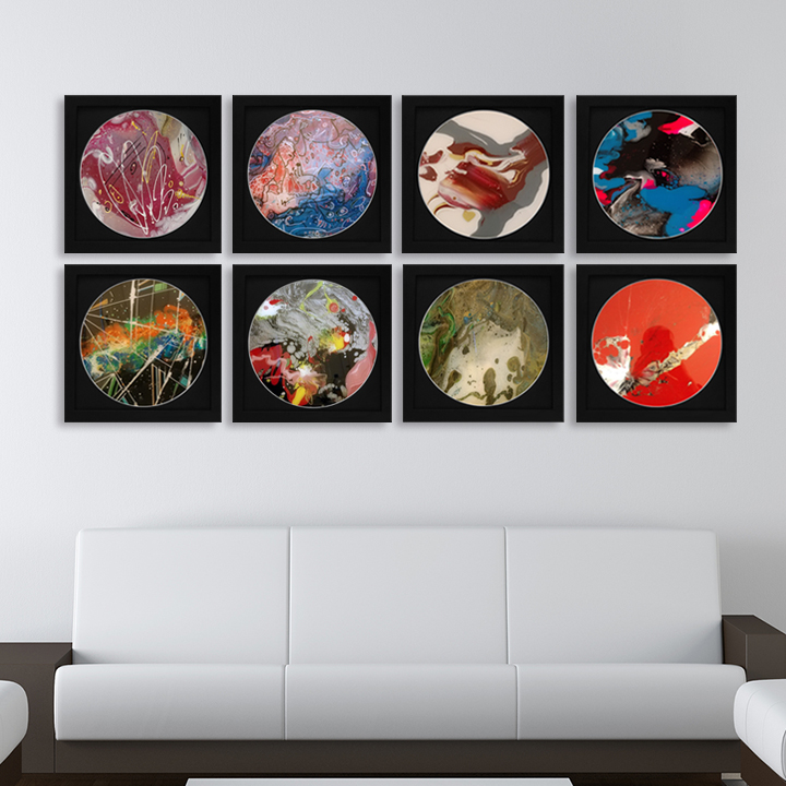 volume 1 vinyl record art living room mockup